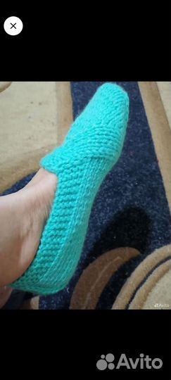 Вязаные носки- следки