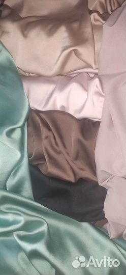 Шелк армани,искусственная кожа на трикотаже ткань