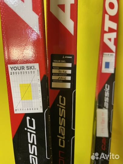 Беговые лыжи atomic redster