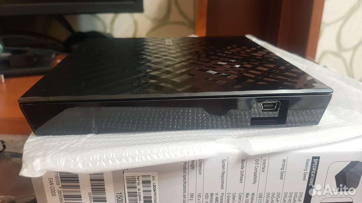 Привод внешний DVD-RW asus