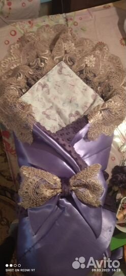 Конверт на выписку ручной работы всесезонный