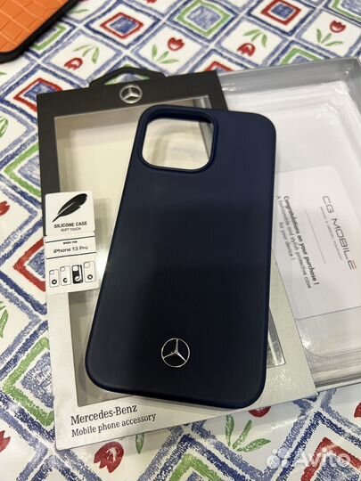 Чехол на iPhone 13 pro, синий, оригинал