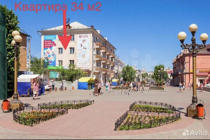 2-к. квартира, 34 м², 3/4 эт.