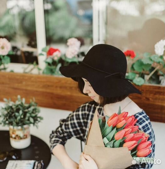 Шляпа фетровая женская