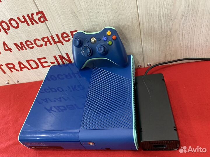 Xbox 360 Elite Blue 500 gb + 70 игр