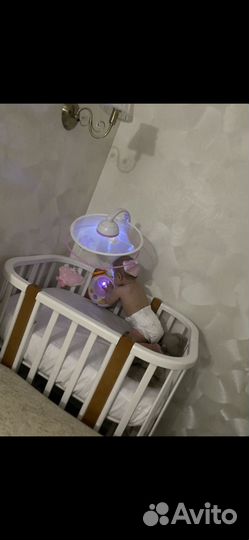 Кроватка трансформер с маятником