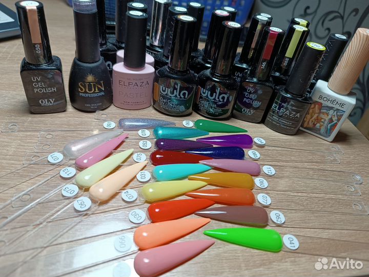 Гель лаки бу- 22 шт