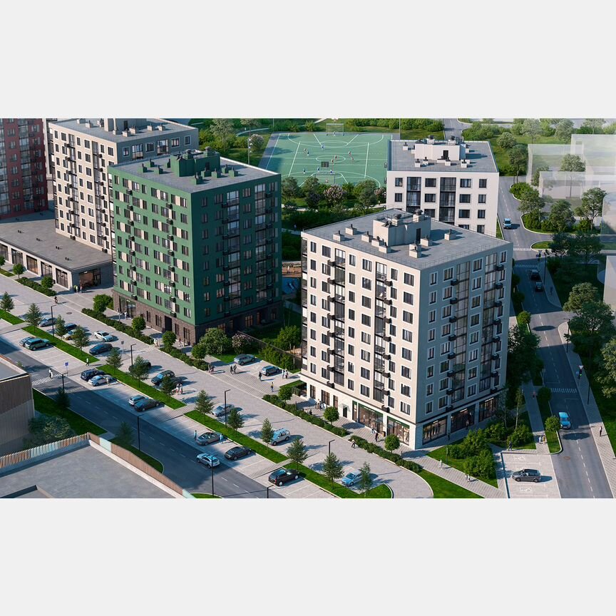 1-к. квартира, 34,6 м², 4/9 эт.