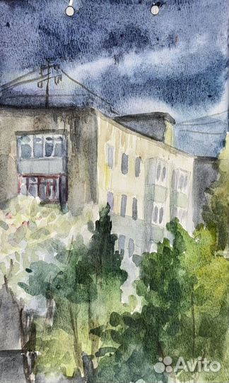 Акварельные этюды формата А4