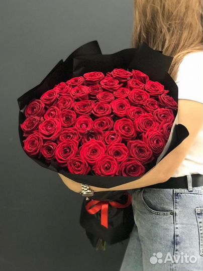 51 роза цветы. Букет. Доставка