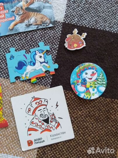 Магнитики коллекционные Додо Пицца