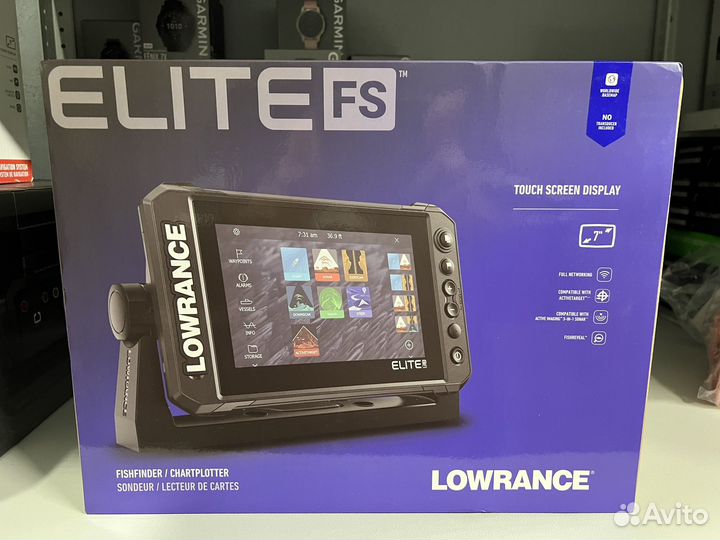 Эхолот Lowrance elite 7 fs без датчика