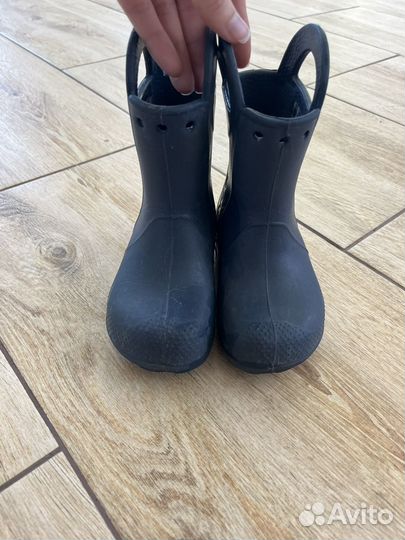 Резиновые сапоги crocs c9