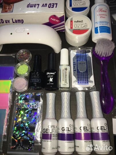 04 Набор для наращивания ногтей гель лак