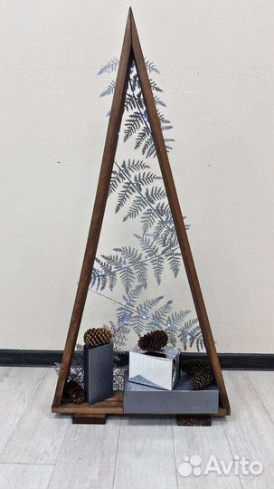 Набор дизайнерских ёлок (3шт.) новогодний декор