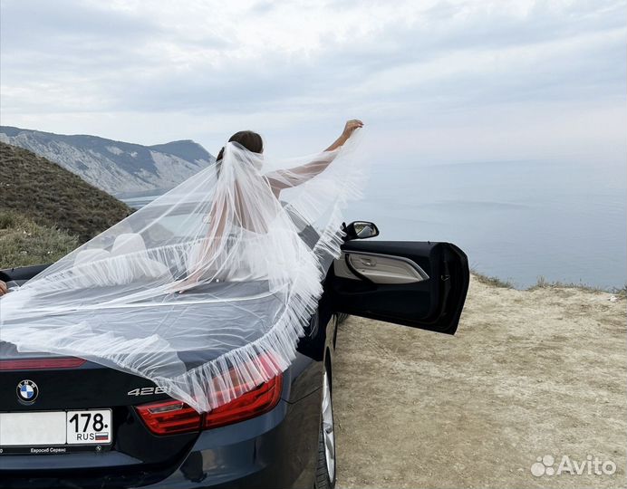 Фата с рюшками тренд