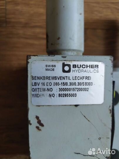Тормозной клапан bucher hydraulics