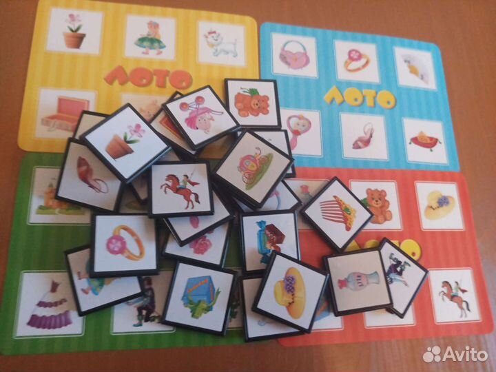 Лото детское игра настольная