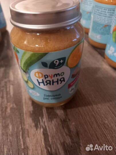 Пюре фрутоняня. разные