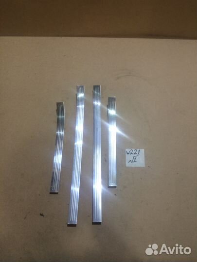 Накладки порогов Mercedes S-class W221 S500