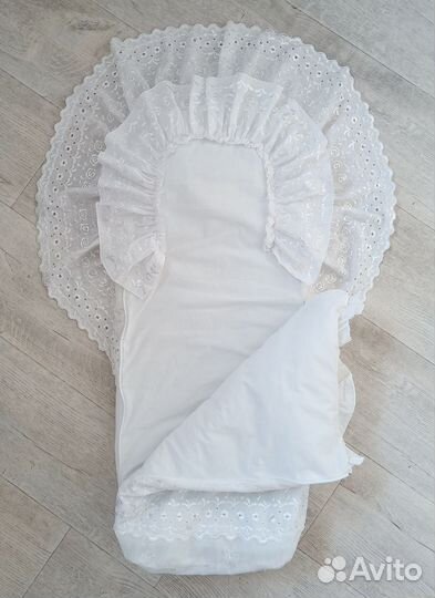 Теплый конверт на выписку / крещение