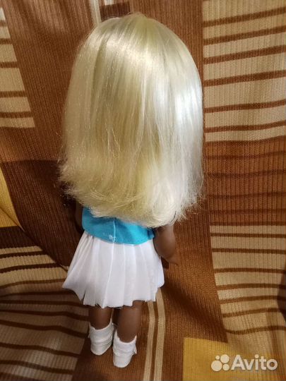 Кукла редкая мулатка 35 см Полностью резиновая