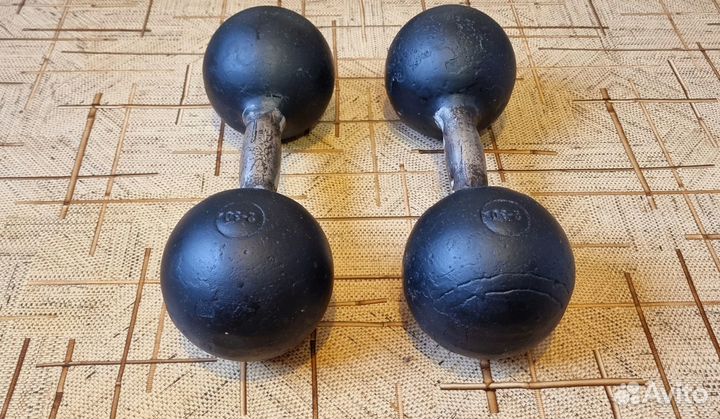 Гантели чугунные