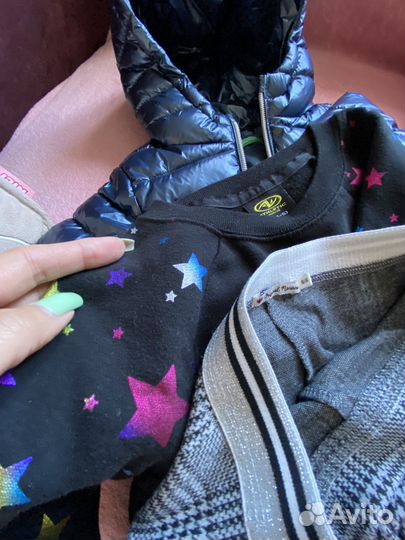 Куртки, костюмы, свитера для девочки 4-6 лет