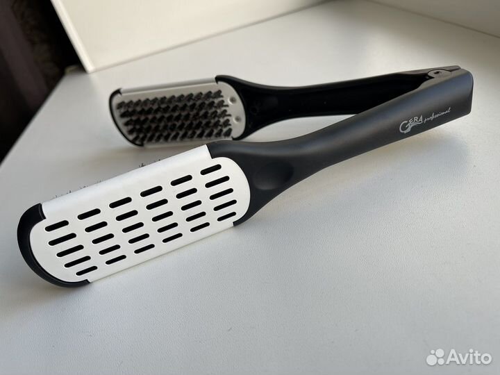 Двойная щётка для выпрямления волос