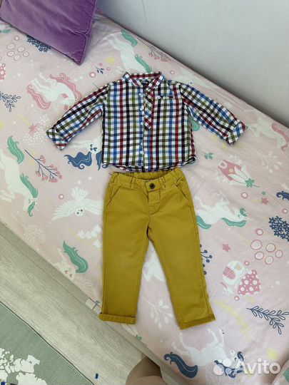 Комплект Штаны h&m и рубашка 86