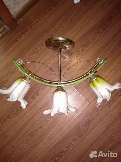 Люстра потолочная бу