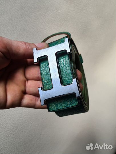 Ремень мужской и женский кожаный ручной работы