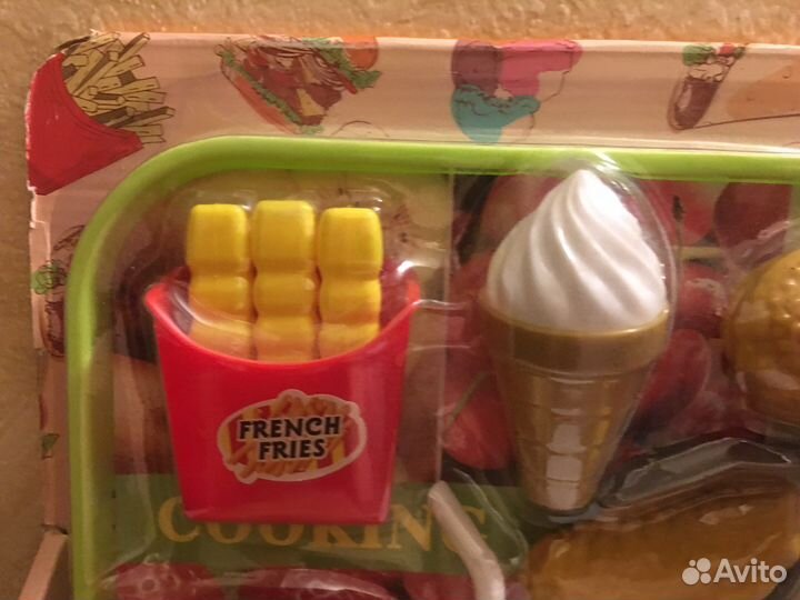 Набор продуктов гамбургеры игрушка