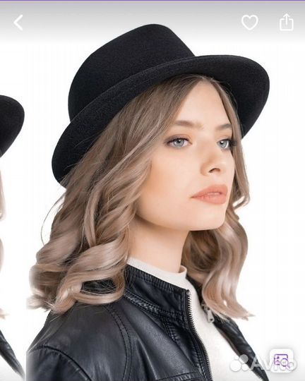 Шляпа женская шерсть, Новая