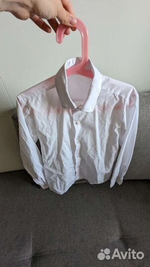 Рубашка для школы мальчику 128