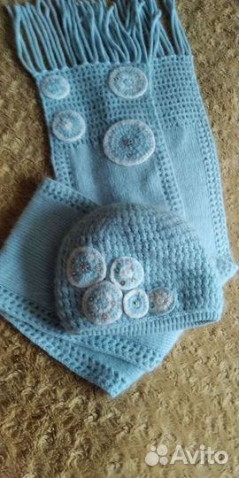 Комплект шапка и шарф