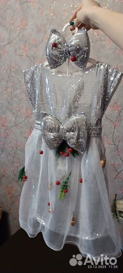 Платье для девочки 104 110