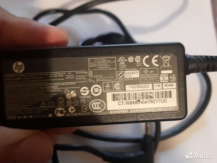 Блок питания 40w от ноутбука