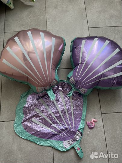 Фольгированные шары русалочка