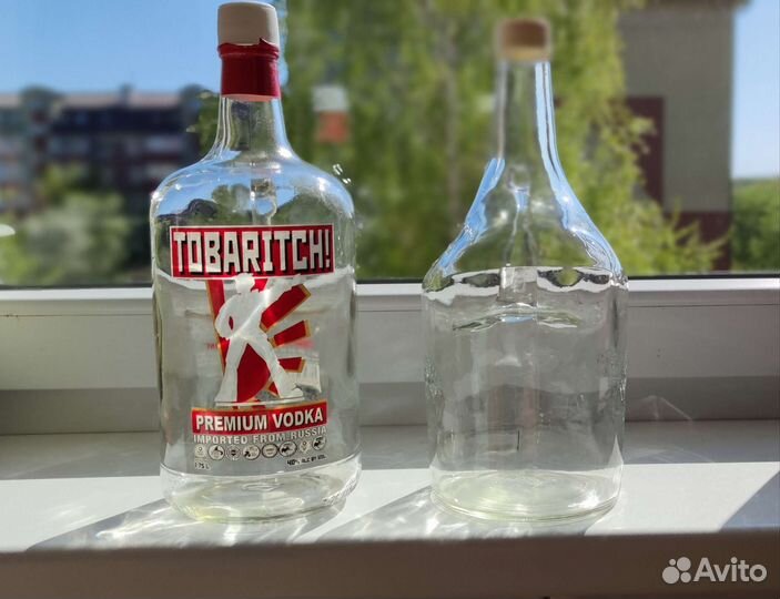 Бутылка стеклянная 1.75 литра