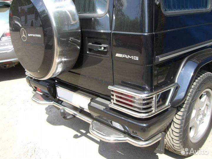 Хром обвес на mercedes G Гелендваген