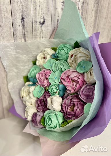 Сладкий букет из зефира Завтрак у Тиффани d23