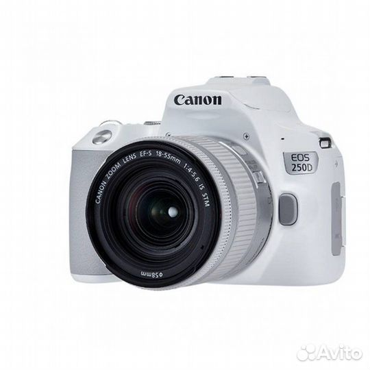 Canon EOS 250D Kit 18-55mm f/4-5.6 IS STM white