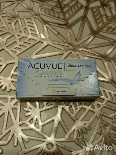 Контактные линзы acuvue oasis -4.75