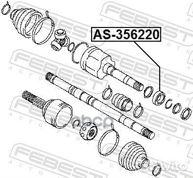 Подшипник приводного вала 35X62X20 nissan qashq