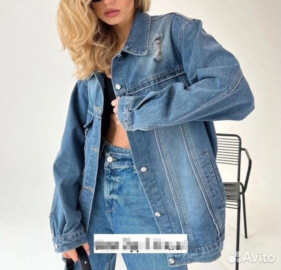 Джинсовая куртка 42р до 52р