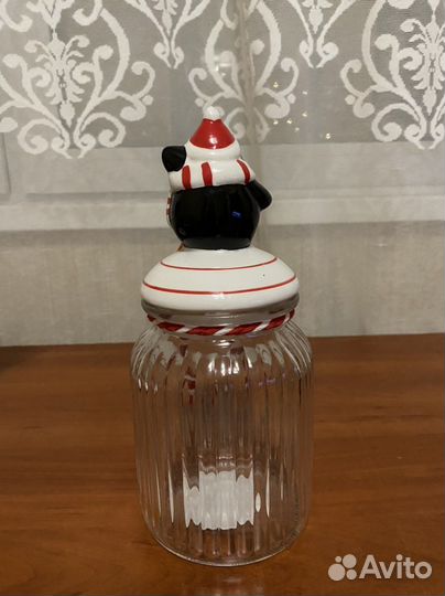 Банка новогодняя для сыпучих