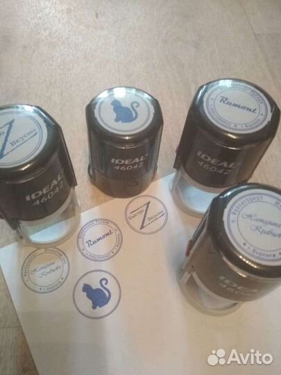 Печати Штампы ип, ооо. По оттиску, новые. За20 мин