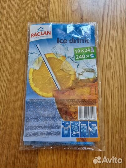 Пакеты для льда Paclan Ice drink 10х24 шт