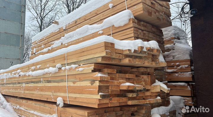 Доска обрезная 25х100х6000мм от производителя